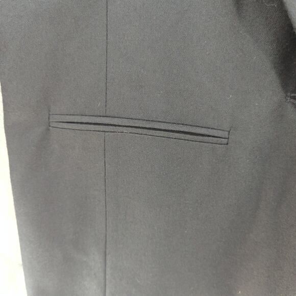 VTG Pendleton Blazer Womens 10 Black Wool USA Oversized Workwear Career Classic - Picture 10 of 12